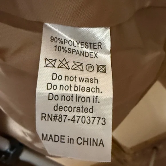 Western Tan fringe cropped moto zip jacket faux suede with belt women’s MEDIUM - Picture 14 of 15